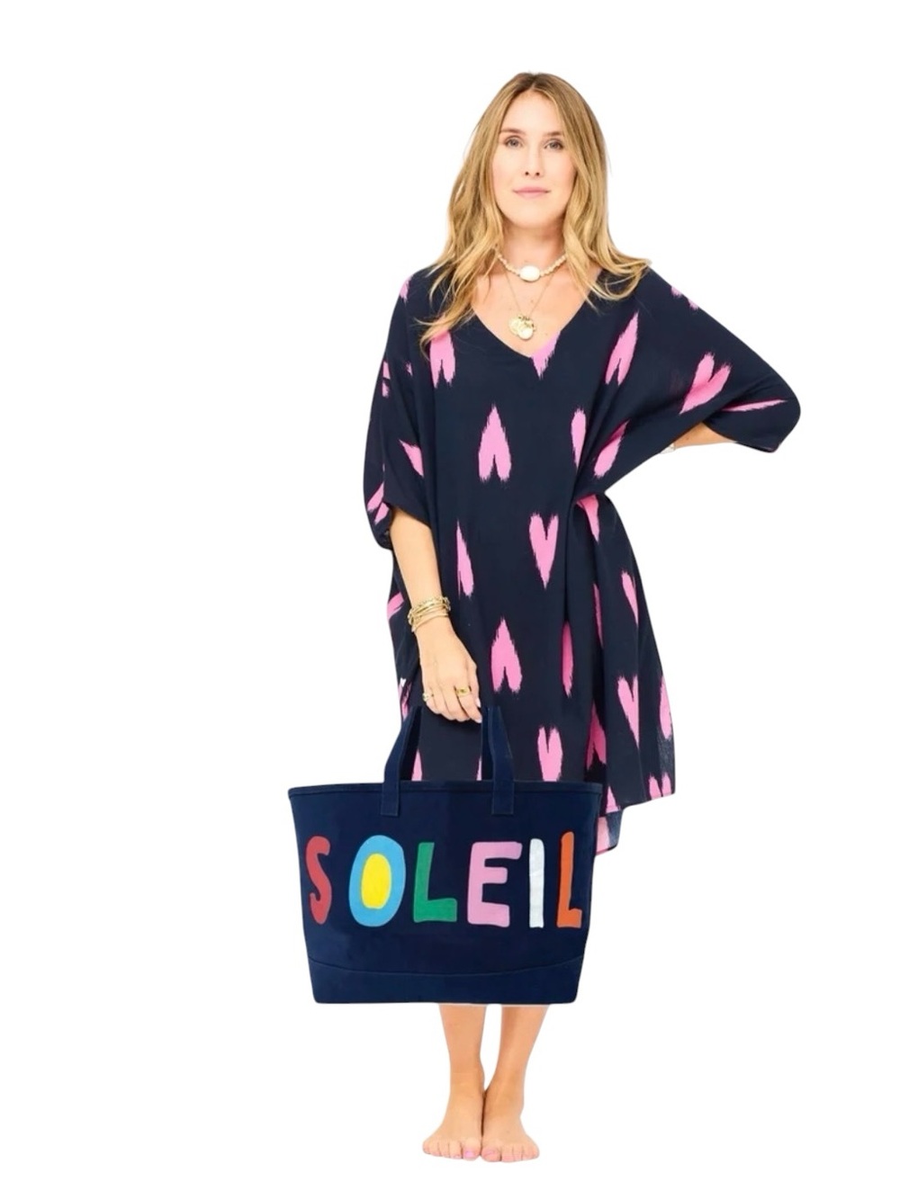 Kerri Rosenthal Soleil Beach Tote, NWT